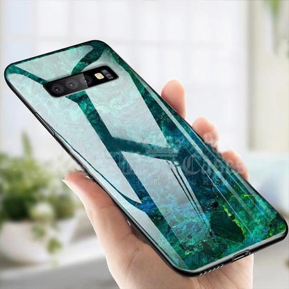 Galaxy S10 Plus Classic Nature Elemental Textured Marble Case