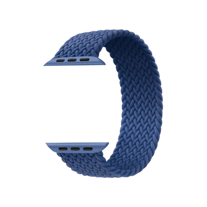 Woven Nylon Braided Solo Loop for Apple Watch [42/44MM] - Atlantic Blue