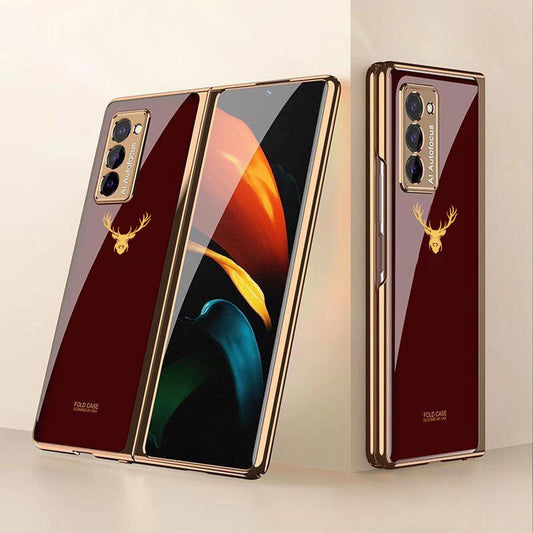 Galaxy Z Fold2 Animal Pattern Glass Case