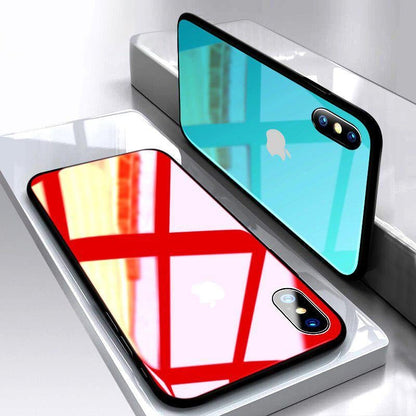 iPhone XS Max Soft TPU Edge Glossy Back Case