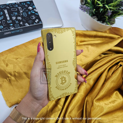 Galaxy Note Series Crafted Gold Luxurious Camera Protective Case