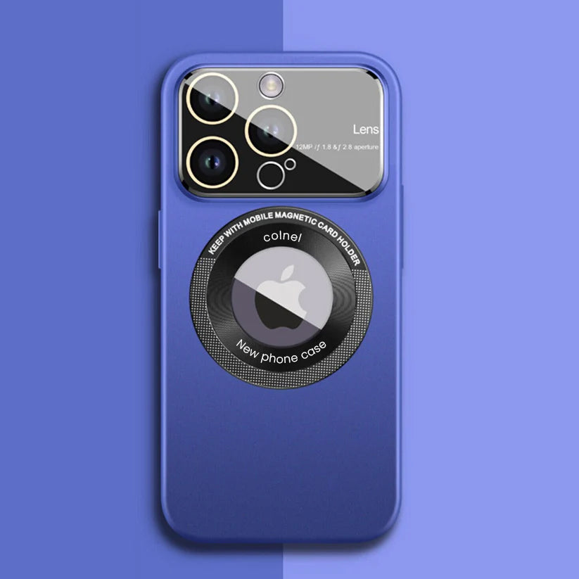 Frosted Magnetic Suction Window Case - iPhone