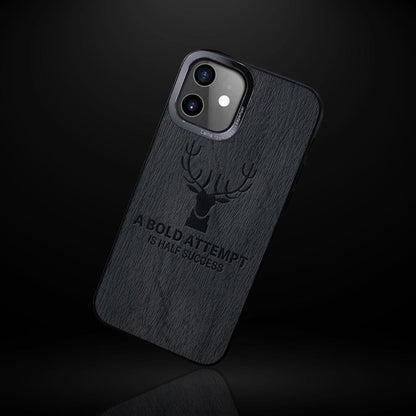 Deer Pattern Inspirational Soft Case - iPhone