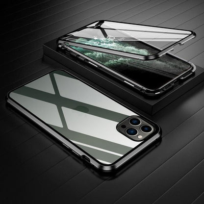 iPhone Series (Front+Back) Magnetic Glass Case