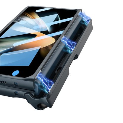 Galaxy Z Fold4 Armor Kickstand Case With Pen Holder