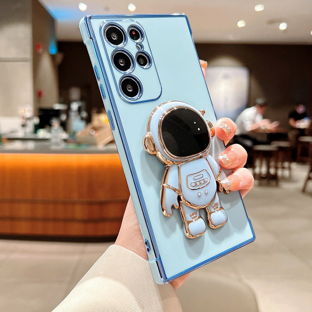 Luxurious Astronaut Bracket Phone Case - Samsung