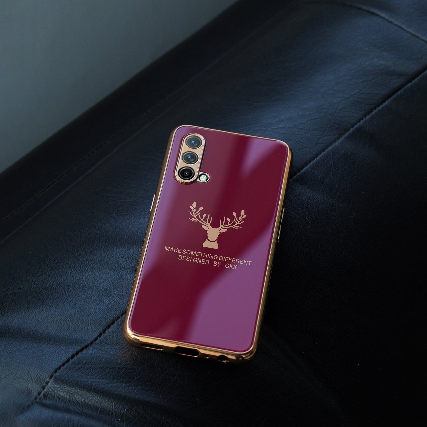 OnePlus 9 Pro Electroplating Reindeer Pattern Glass Case