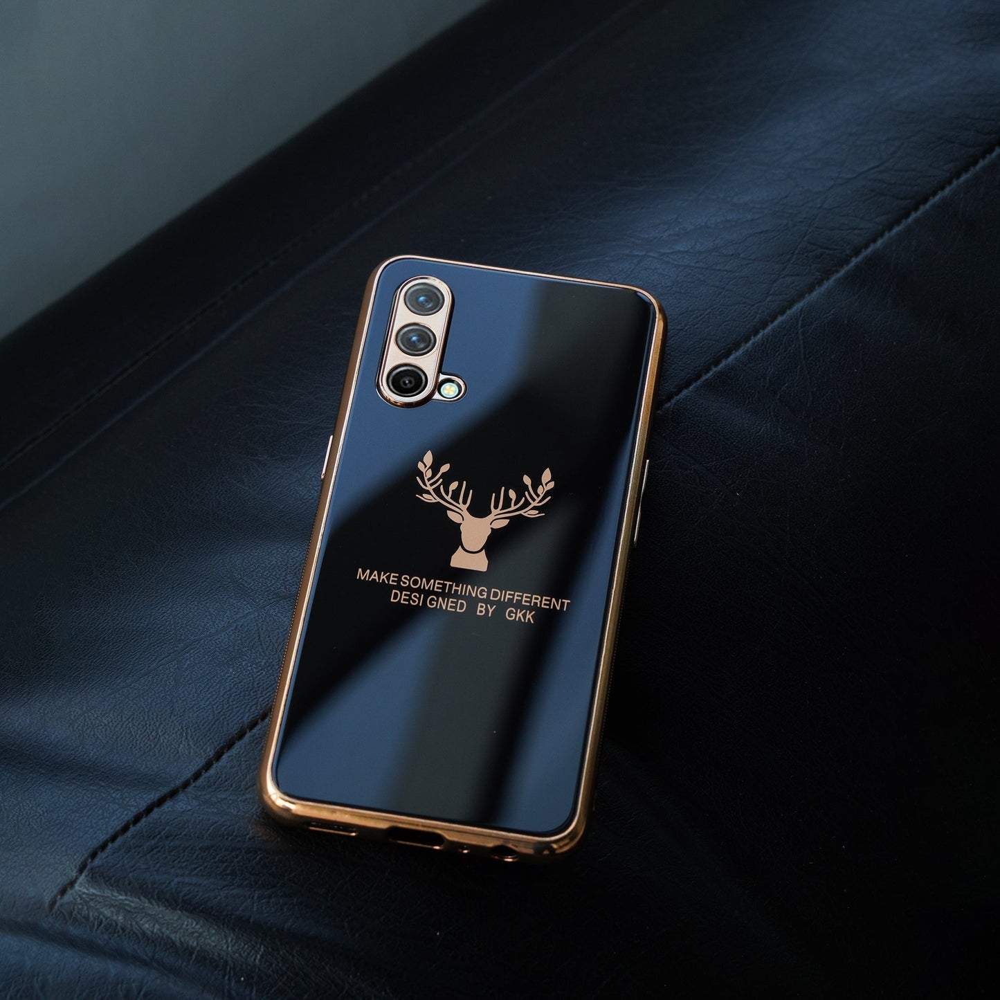 OnePlus 9 Pro Electroplating Reindeer Pattern Glass Case