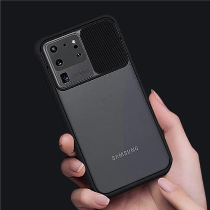 Camera Lens Slide Protection Matte Case - Samsung