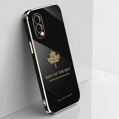 Electroplating Mapple Leaf Soft Case - OnePlus