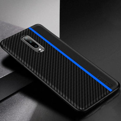 Frosted Carbon Fiber PU Leather Protective Case - OnePlus