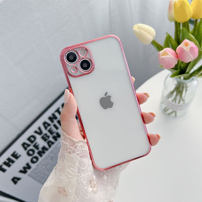 iPhone - Luxury Electroplating Clear Camera Protective Soft TPU Case