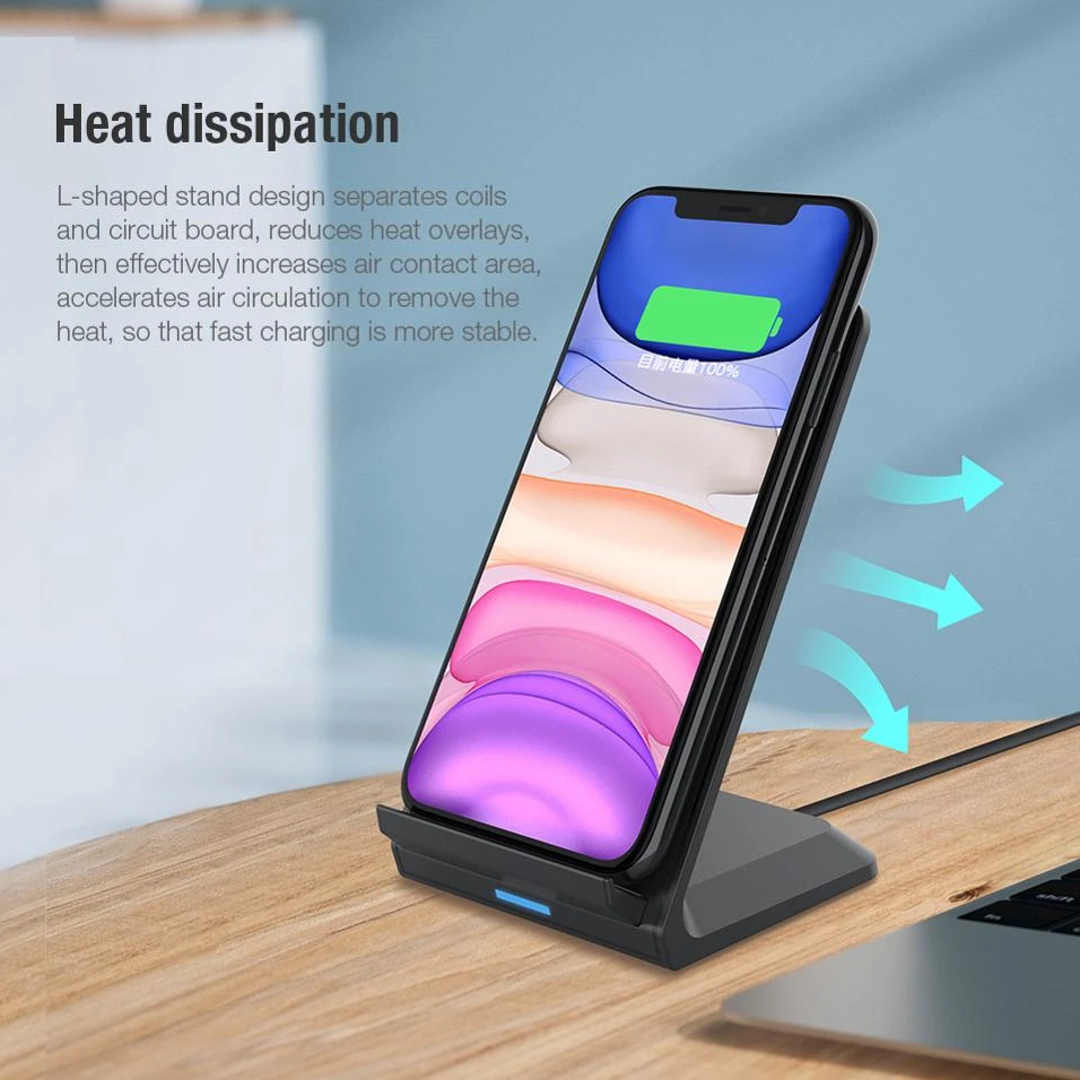 Fast Wireless Charging Mobile Stand