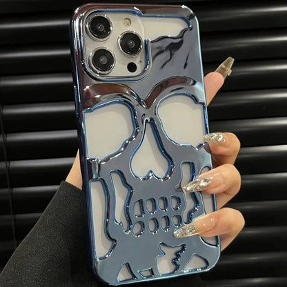 Hollow Skull Design Case - iPhone