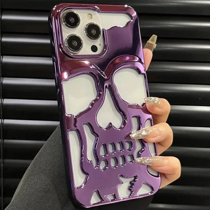 Hollow Skull Design Case - iPhone