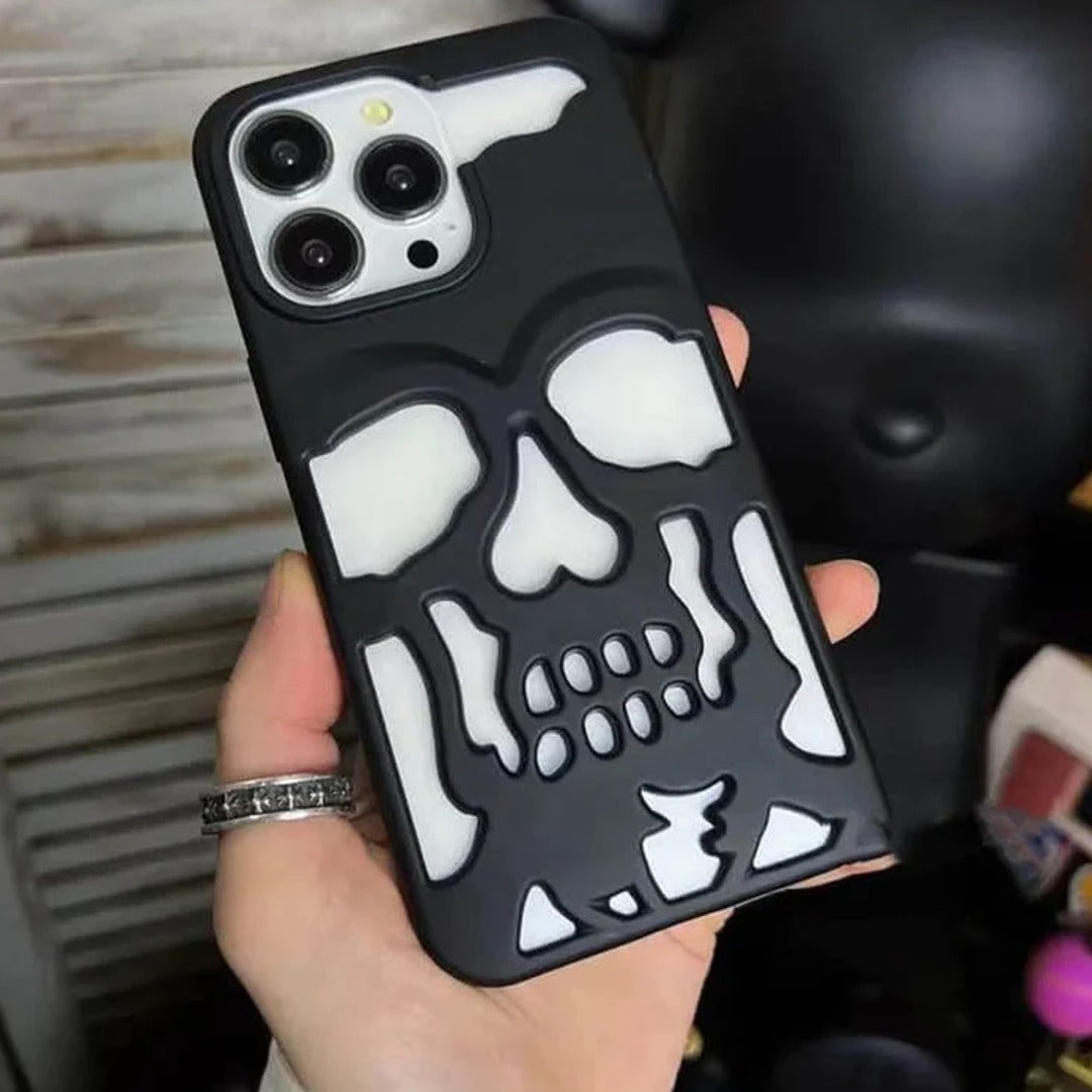 Hollow Skull Design Case - iPhone