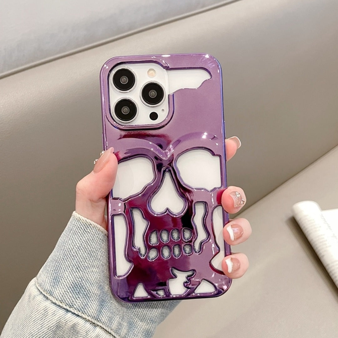 Hollow Skull Design Case - iPhone