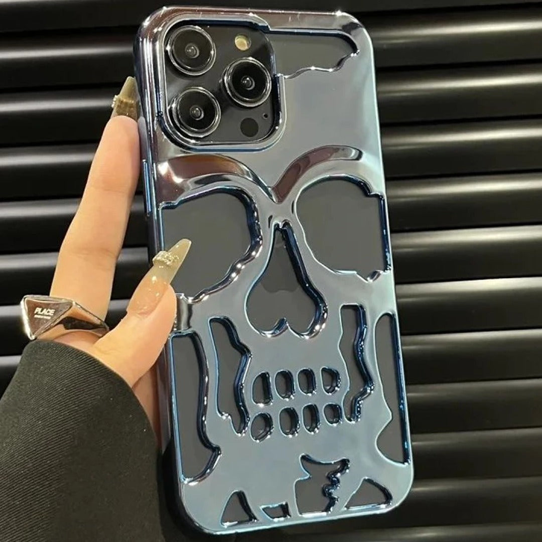 Hollow Skull Design Case - iPhone