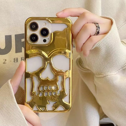 Hollow Skull Design Case - iPhone