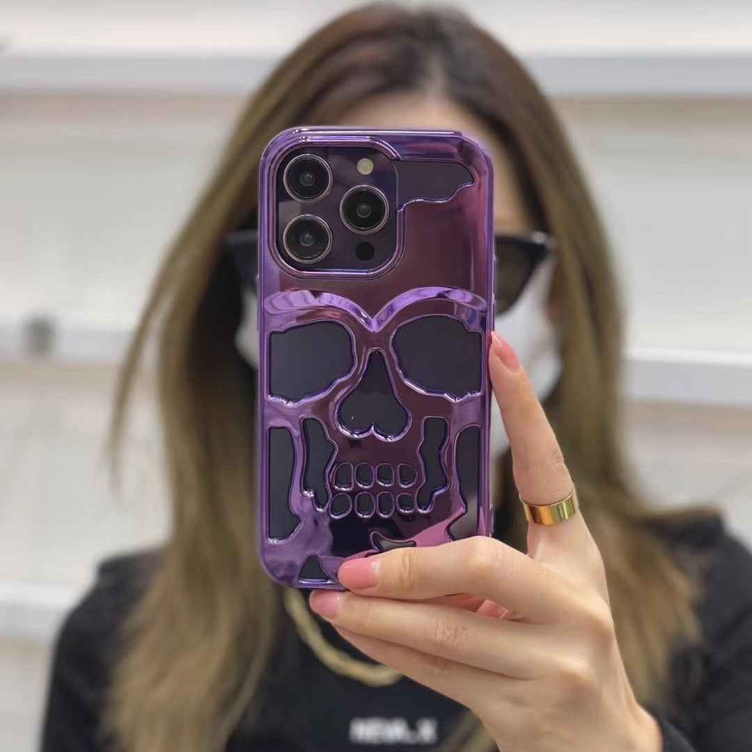 Hollow Skull Design Case - iPhone