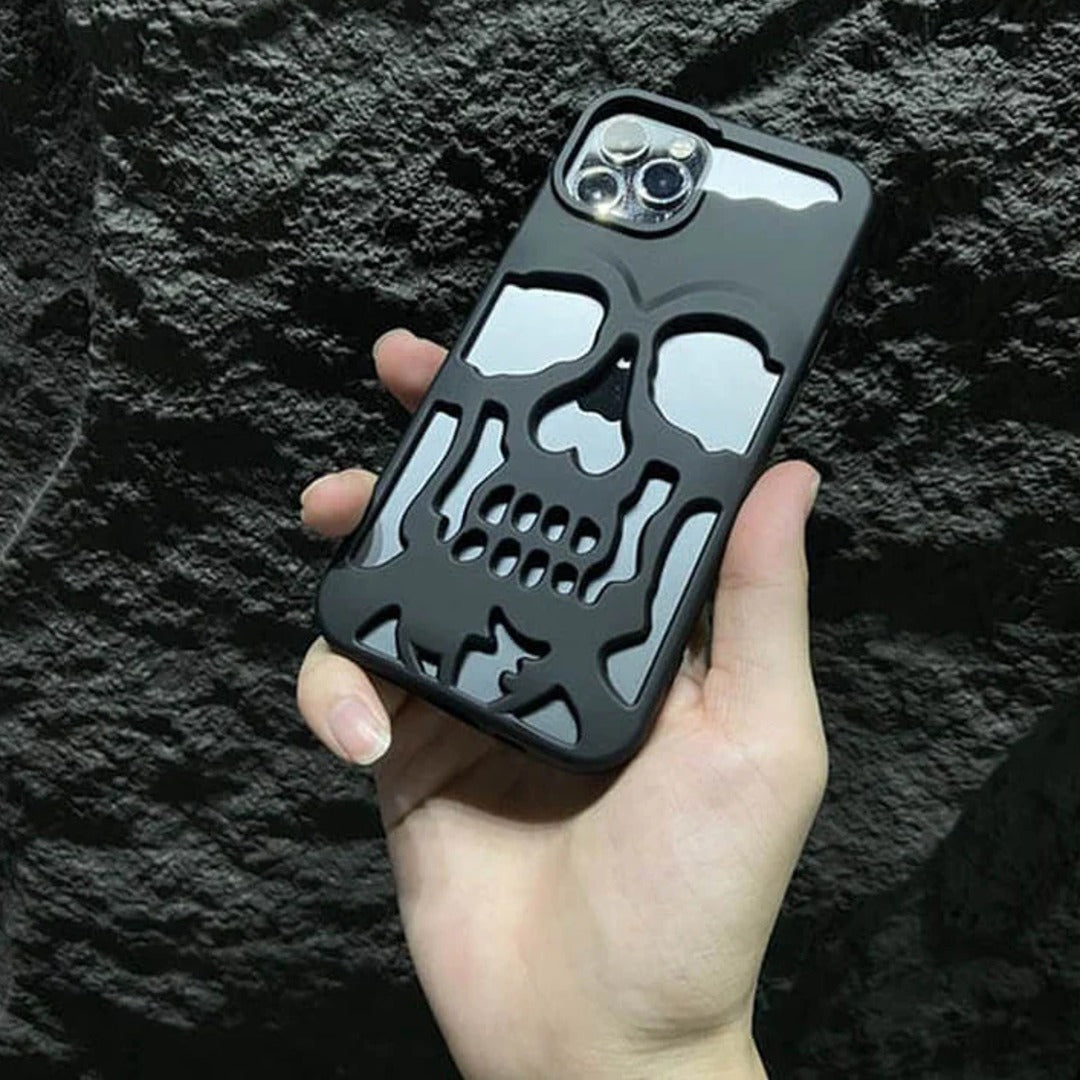 Hollow Skull Design Case - iPhone