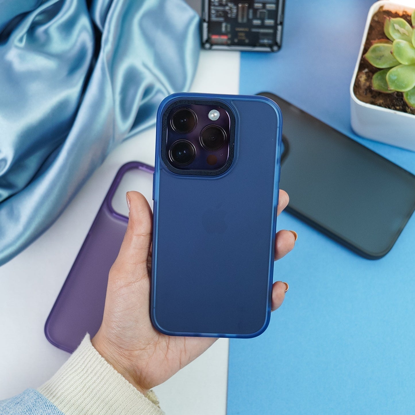 Frosted Shockproof Matte Case - iPhone