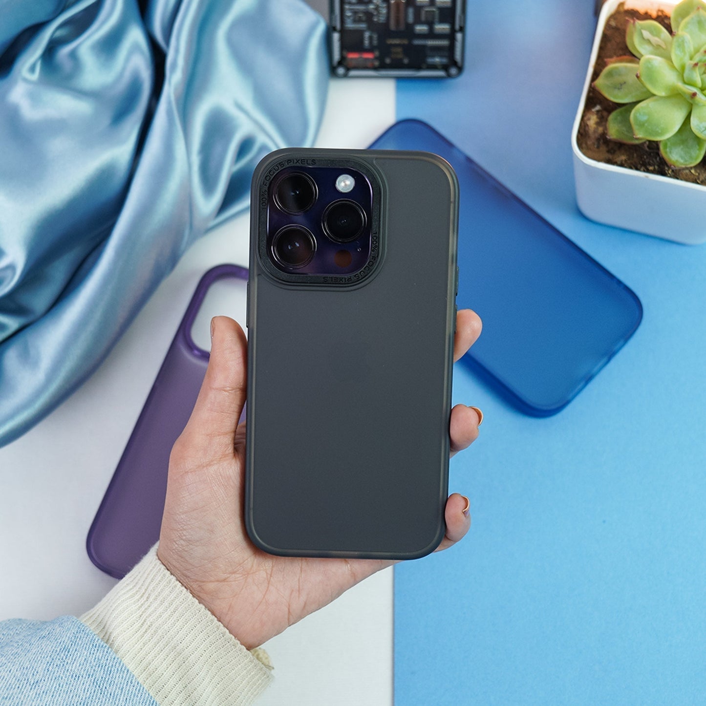 Frosted Shockproof Matte Case - iPhone