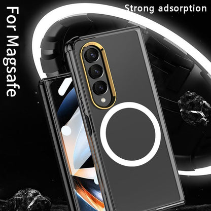 Galaxy Z Fold4 CrystalMag Embedded Metal Ring Case