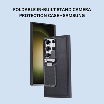 Foldable Stand Camera Protection Case - Samsung