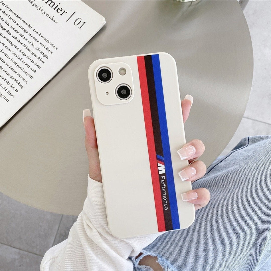 Soft Liquid silicone BMW Case - iPhone