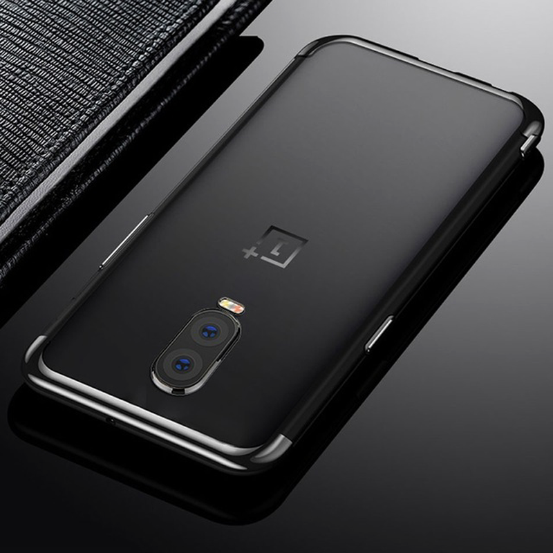 OnePlus 6T Original Electroplating Transparent Back Case