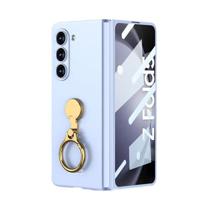 Galaxy Z Fold5 Ring Holder Electroplated Shockproof Case