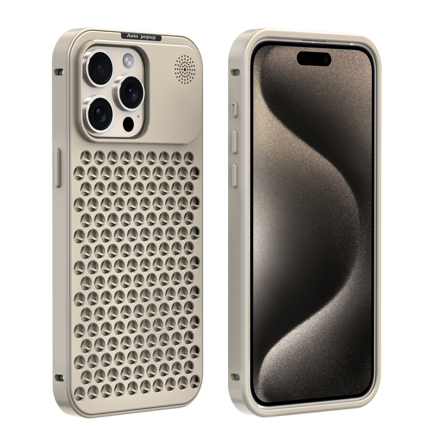 iPhone 15 Series Aero Mesh Pro ® Metallic Hybrid Case