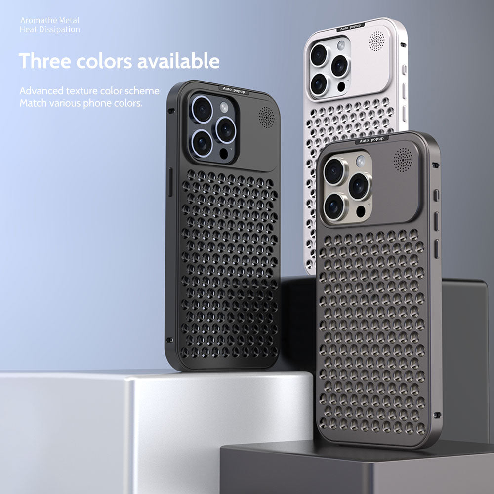 iPhone 15 Series Aero Mesh Pro ® Metallic Hybrid Case