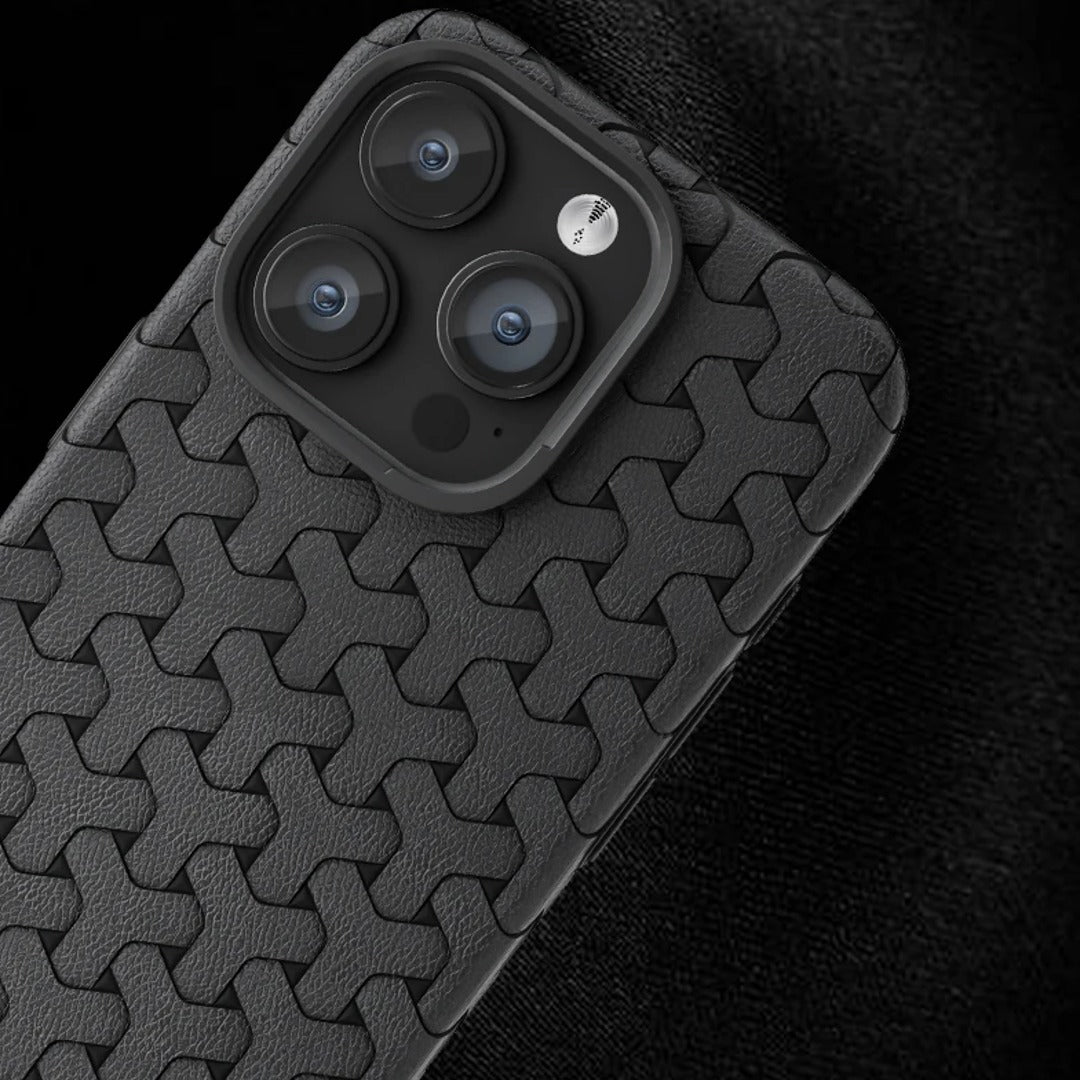 Dissipate Heat Woven Pattern Case - iPhone