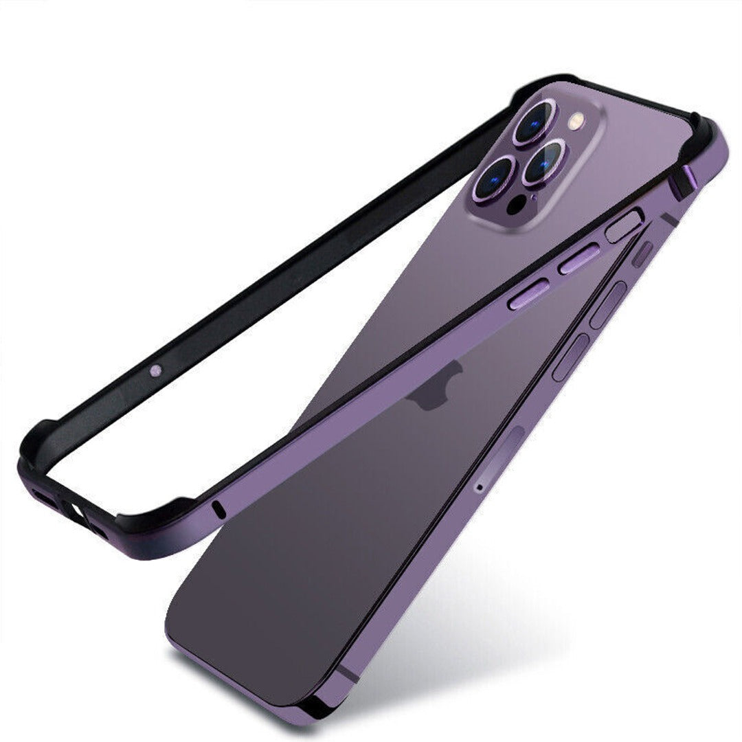 iPhone 15 Series Metal Aluminum Bumper Frame Case