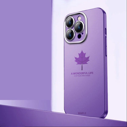 Autumn Radiance Maple Leaf Matte Case - iPhone