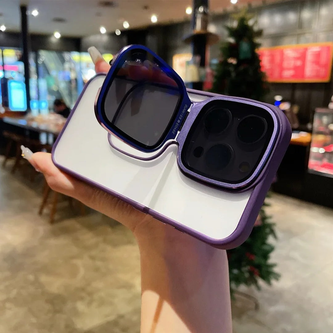 Eclipse Metal Stand Sunglasses Case - iPhone