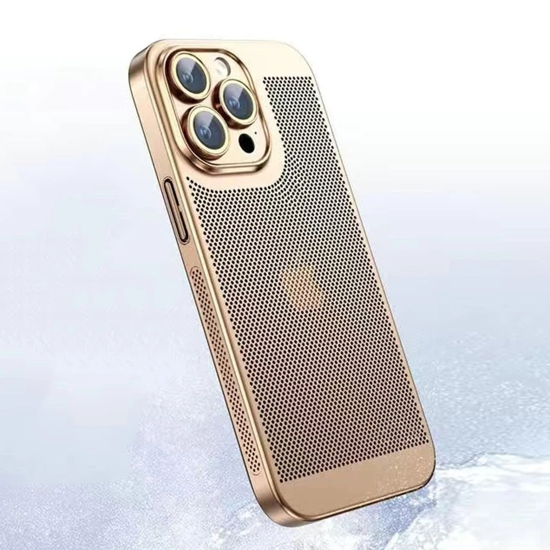 Titanium Mesh Protective Lens Case - iPhone