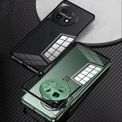 Aluminium Alloy Metal Frame Glass Case - OnePlus