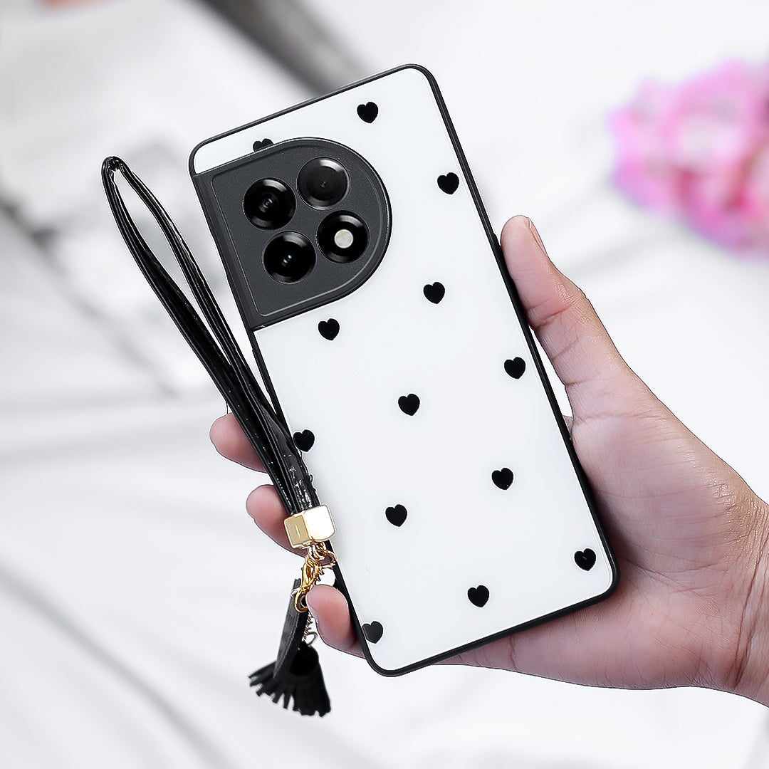 Adorable Little Hearts Print Case - OnePlus