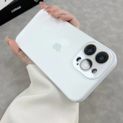 Matte Glass Pro Camera Lens Shell Case - iPhone