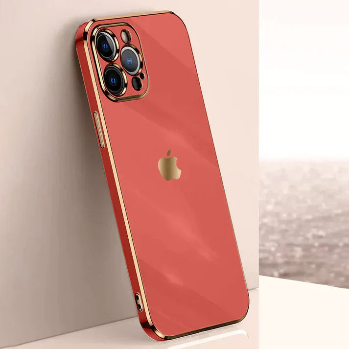 Soft Plating Camera Protection Case - iPhone