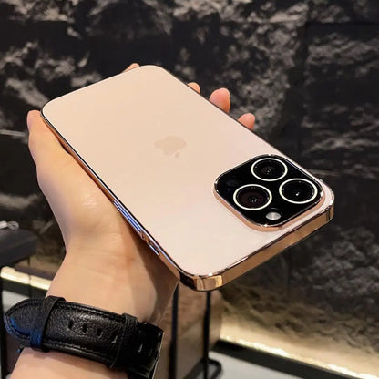 Matte Glass Pro Camera Lens Shell Case - iPhone