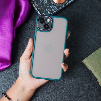 Luxury Matte Shockproof Armor Case -iPhone