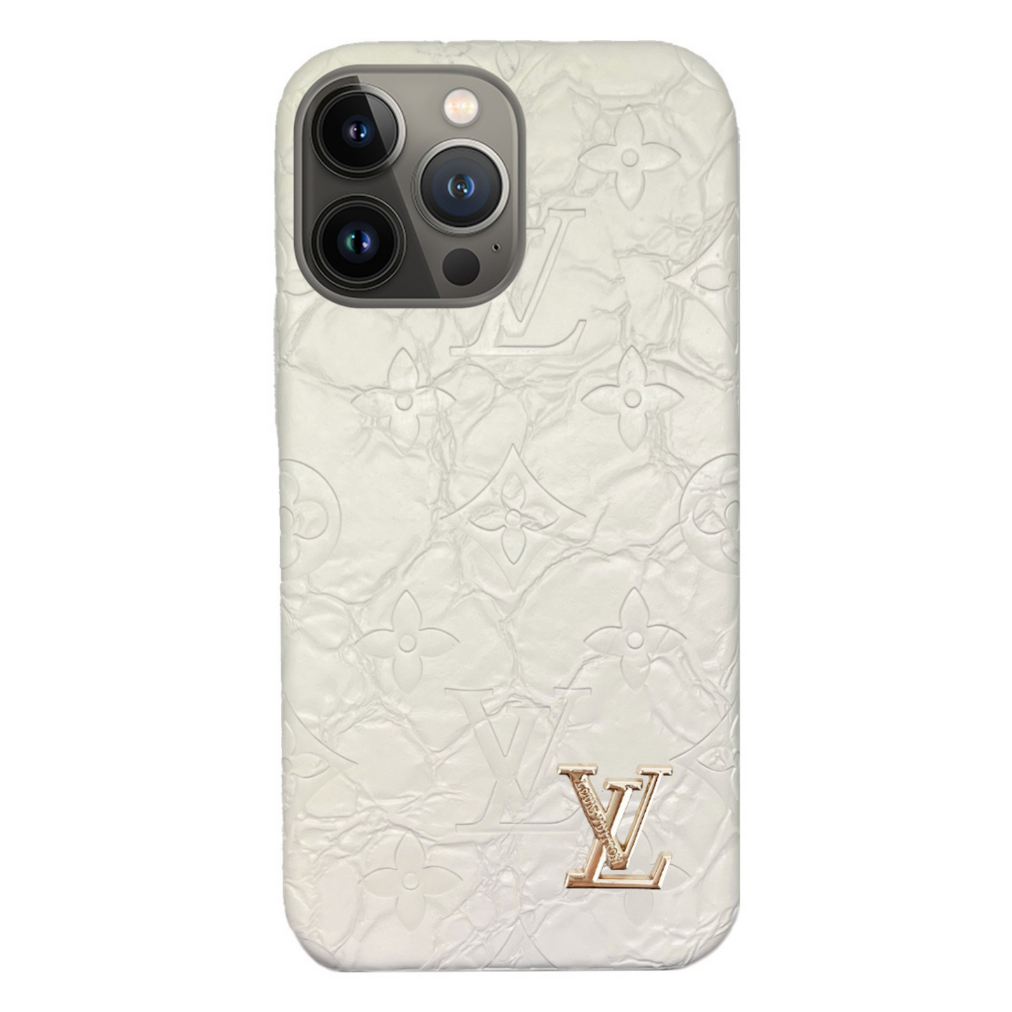 'LV' HAMMERED EFFECT IPHONE CASES | Shine