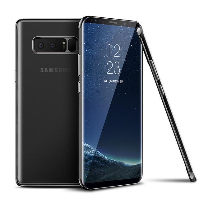 Galaxy Note 8 Glitter Series Transparent Ultra-thin Back Case