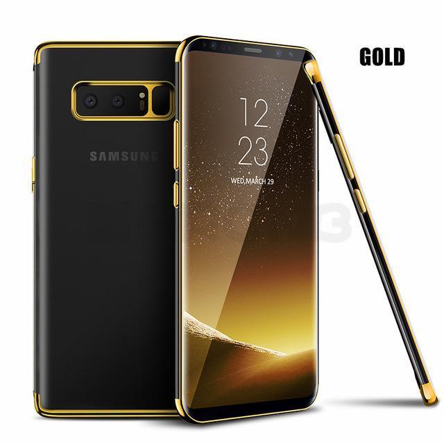 Galaxy Note 8 Glitter Series Transparent Ultra-thin Back Case