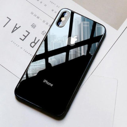 iPhone XS Max Soft TPU Edge Glossy Back Case