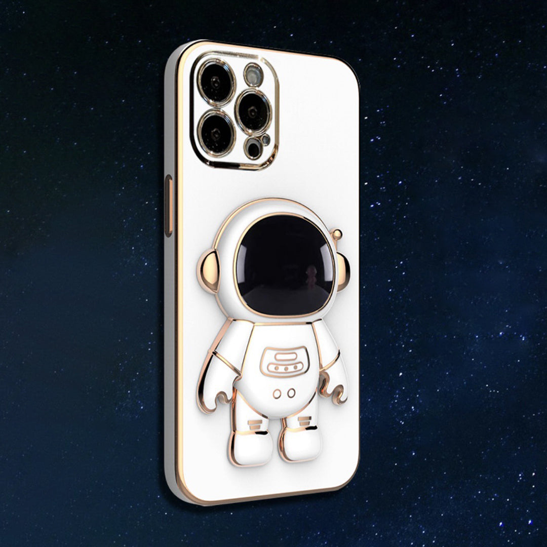 iPhone 14 Series Luxurious Astronaut Bracket Case